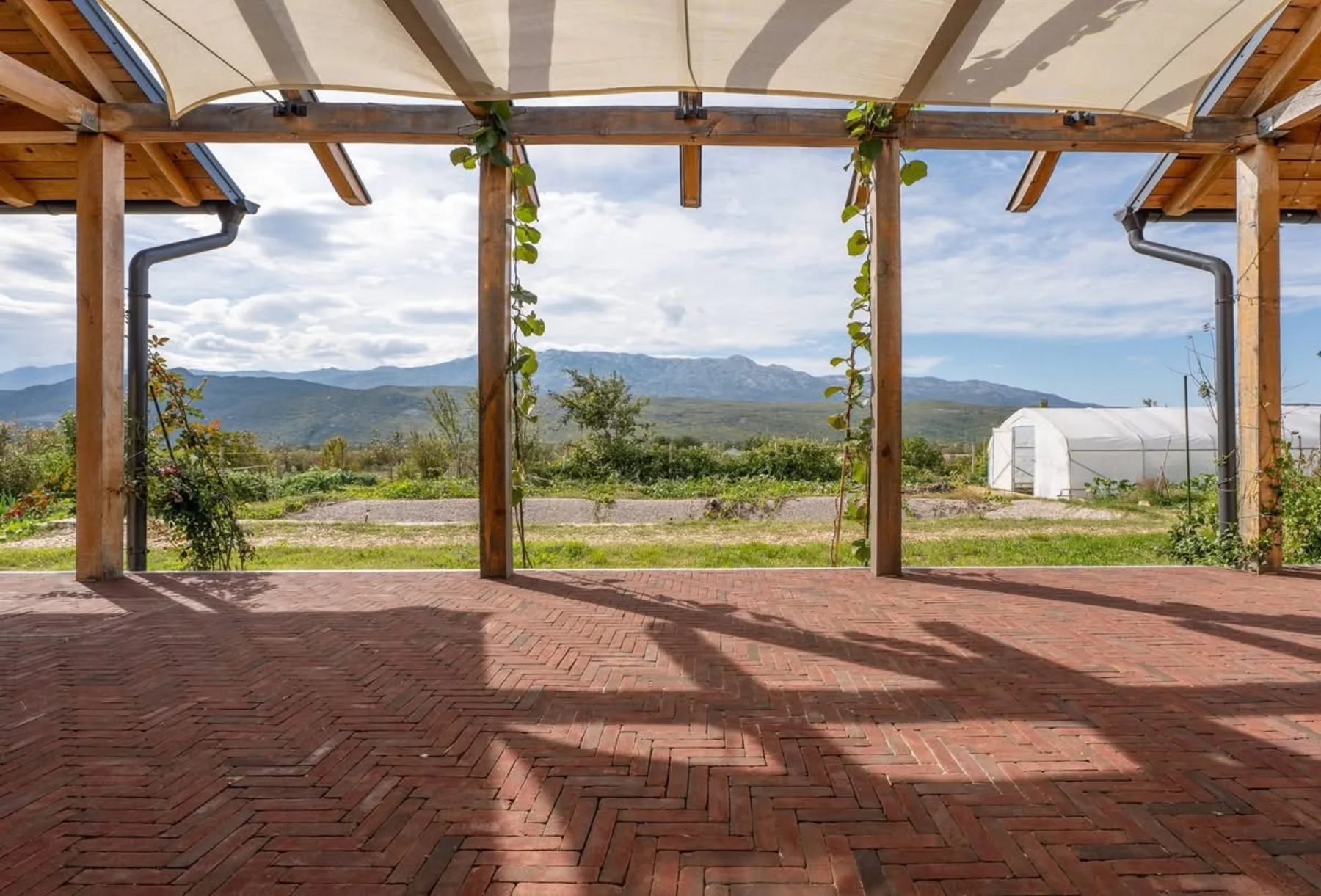The hempcrete sanctuary in full landscape